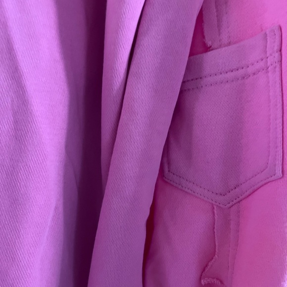 POL Barbiecore Pink Button Front Closure Jacket / Shaket NWOT X Large - Picture 7 of 7